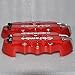 4Pcs RED 3D Rear Caliper Covers Embossed Brem Fit Pliers Covers Car Universal Disc Brake Caliper Covers Front & Rear