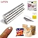 ETO MAGNETIC Round refrigerator magnets , 8x3mm , Small Round Magnets for crafts, DIY magnets, Office magnets , Heavy Duty magnets with Premium Quality and Multiple Use , Set of 35 small magnets.