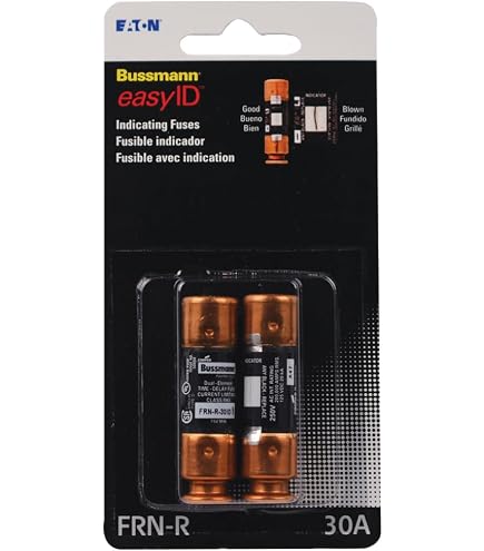 Fusible Cooper Bussmann BP/FRN-R-30 - 30A, Dual Element, Time-delay, 250V, En Lot De 10 Pièces