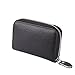 Emmabin Rfid Blocking Leather Credit Card Wallet Holder for Women, Mini Wallet - Black
