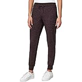 Mondetta Women's Brushed Peached Melange Jogger Pant with Pockets