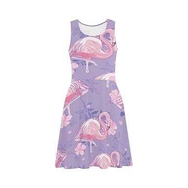 Amazoncom Interestprint Womens Casual Sundresses Pink