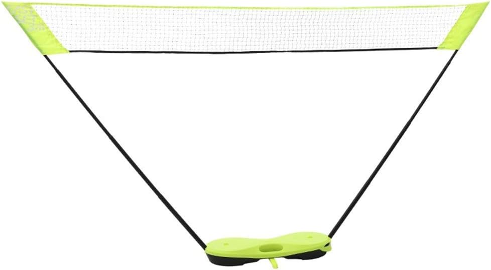 YWAWJ Badminton Net Rack Folding Badminton Portable Adjust Height Tennis Badminton Volleyball Net Set