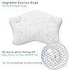 Idle-Hippo-Non-Slip-Bath-Pillow-Luxury-Spa-Bathtub-Cushion-Headrest-Neck-Back-Support-Quick-Drying-Air-Mesh-Bath-Pillow-with-4-Large-Suction-Cups-Machine-Washable Idle Hippo Non Slip Bath Pillow, Luxury Spa Bathtub Cushion Headrest, Neck & Back Support, Quick Drying Ergonomic Air…