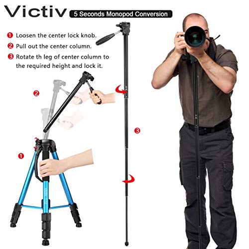 5 Victiv+72+inch+Aluminum+Lightweight+Shooting