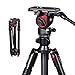 miliboo MUFA Professional Aluminum Portable T Camera Video Tripod with Hydraulic Head Tripod Stand
