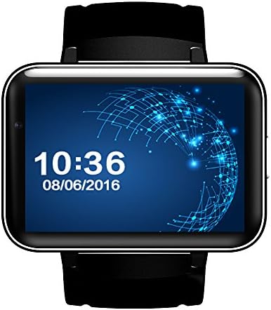 GoExw Smartwatch Fitness Smart Phone DM 98 3G Android 4.4 OS WIFI GPS Bluetooth 2.2 Inch Screen Black