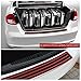 Audew Universal Car Rubber Rear Guard Bumper Protector Trim Cover, Car Sticker Protector Kit for Most Truck SUV Car 35.5