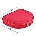 Hard EVA Travel Red Case for Bluedio T4 / T5 (Turbine) Active Noise Cancelling Over-Ear Swiveling Wireless Bluetooth Headphones by Hermitshell