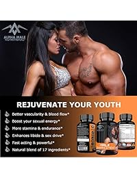 Alph macho Nutritional Testosterone Booster (60 tapas) – Stamina, resistencia y fuerza de...