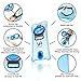 Hydration Bladder Water Reservoir Pack 2L (70Oz) - 100% Leak Proof and Durable - BPA Free, taste-free and anti-bacterial. FREE BONUS INCLUDED. For Cycling Hiking Skiing Camping Backpack from YA-YA.