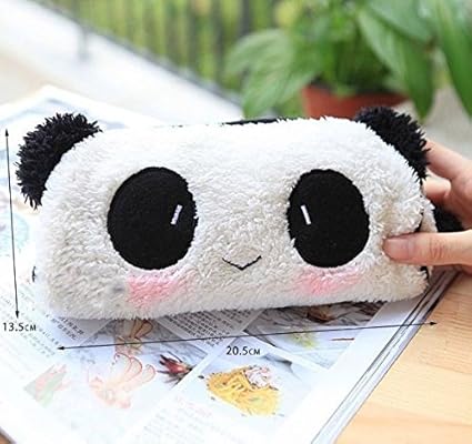 Amazon Cute Minorパンダペンケース化粧ポッチ可愛い筆入れ 筆箱ペンシルケース 女の子 小物入れ 誕生日 プレゼント オフィス用品 デスク収納 かばん 携帯 ペンケース 文房具 オフィス用品