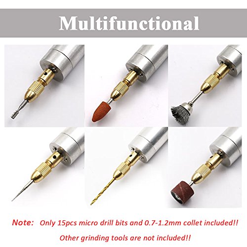image for Bestgle Mini Wireless Hand Drill, Portable Micro DIY Aluminum Handheld
