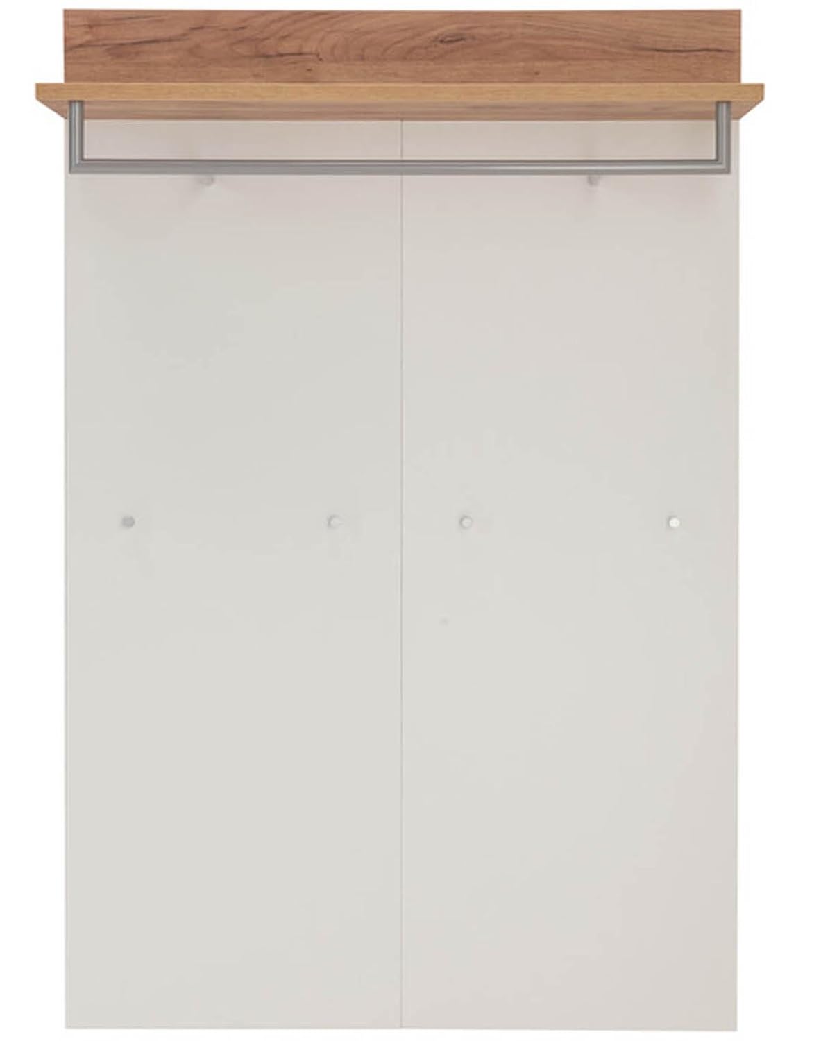 Téléchargement gratuit Images L96 X H147 X P29 Cm Vestiaire En Agglomere Coloris Blanc Chene le plus cool par