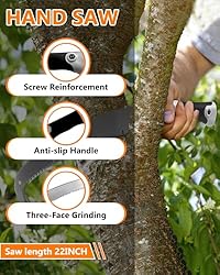 Buyplus Pole Saw for Tree Trimming, 5-20 Foot