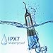 Cordless Water Flosser Teeth Cleaner, 300ML Portable and USB Rechargeable Oral Irrigator for Travel, IPX7 Waterproof, 4-Mode with 4 Jet Tips, Essential for Braces, Bridges & implants Care
