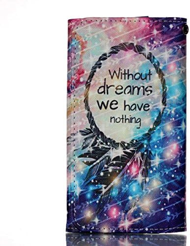 SKY ELITE 6.0L Case,Universal Wallet Clutch Bag Carrying Flip Leather Smartphone Case with Card Slots for SKY Devices ELITE 6.0L 6.0 Inch-Shinning Stars Style