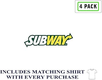 Amazon Co Jp Subway ロゴ ダウンロード 4 ステッカー 4 X 4インチ 車 バンパー ウィンドウ ステッカー デカール ホーム キッチン