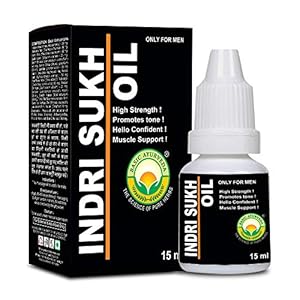 BASIC AYURVEDA Indri Sukh Oil 15ml Pack Of 2 | Organic 100% Natural & Pure Herbs | Ayurvedic Oil For Body Weakness | A…