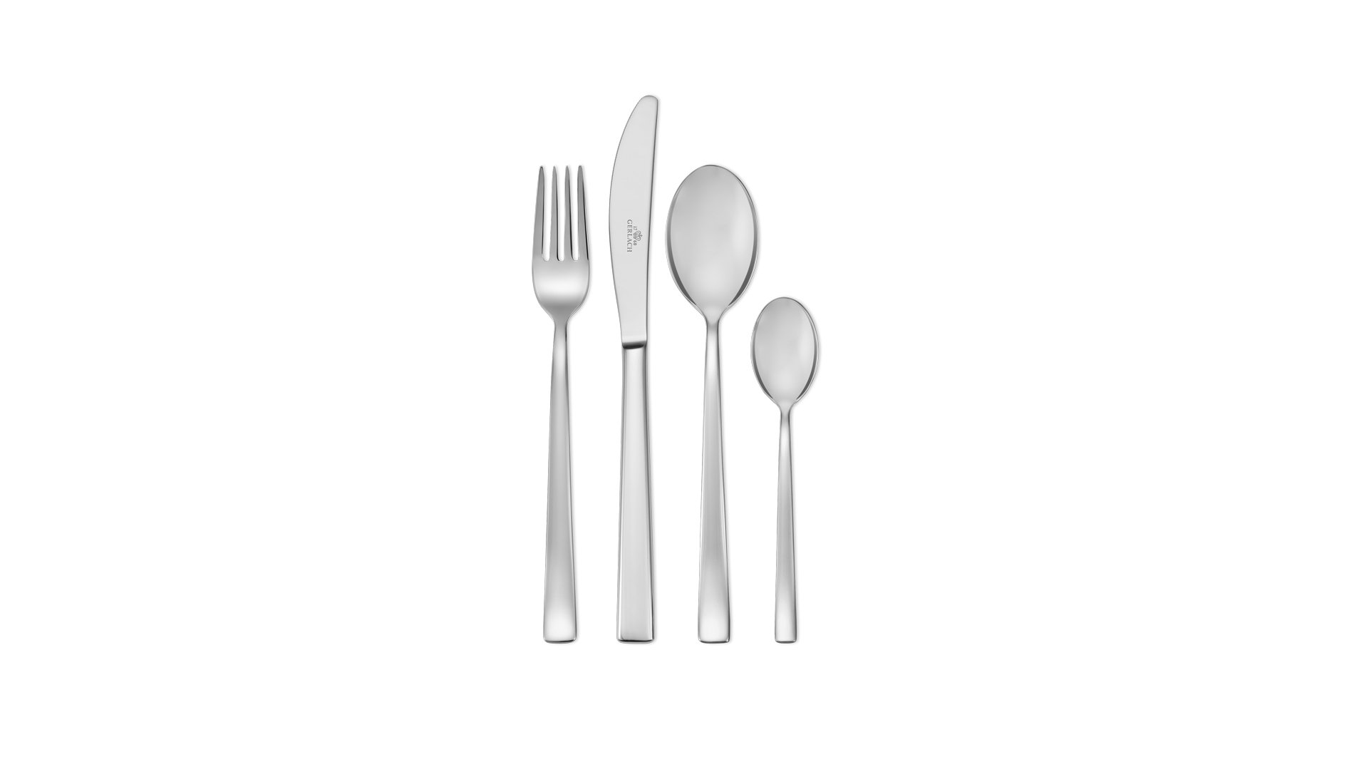 Flatware Serving Set with 24 Pieces from Gerlach Onda Box and Shine - G01-0030P-ZEST-24PU-S1S1-01