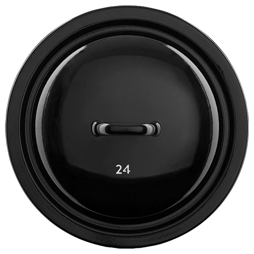 Riess Classic - Giants and Dwarfs Lid, Diameter-24 cm Black