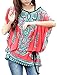 iNewbetter Womens Floral Batwing Sleeve Chiffon Beach Loose Blouse Tunic Tops (Pattern 40)