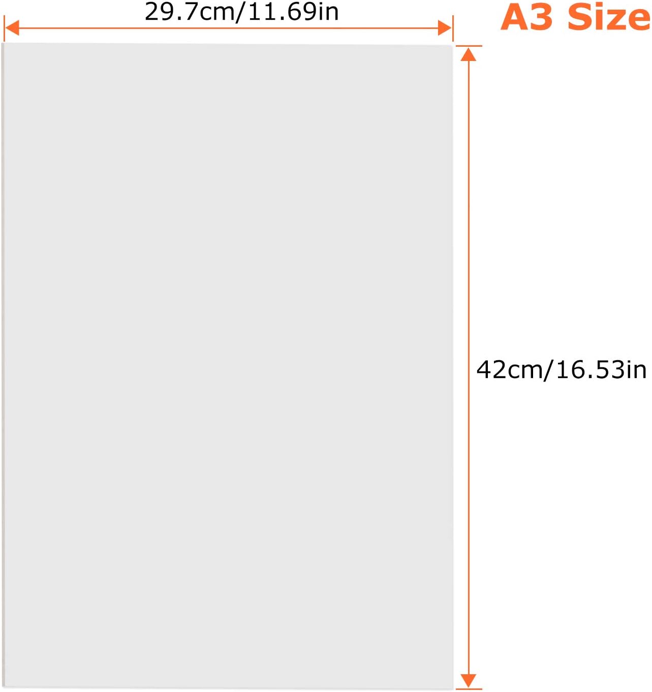 ASelected 16 Pack A3 (420 x 297mm) Foam Board, 5mm Thick Polystyrene Foam Sheet for Model Making Mounting Photos - Image 3