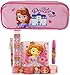 Disney Princess Sofia Pencil Case with Stationery Set - Pink