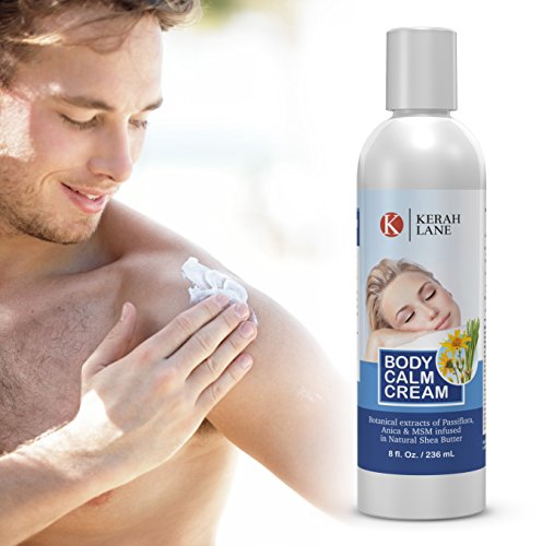 Body Calm Cream 8 Oz Arnica, MSM blended in Shea Butter for Ultimate Skin Health, Rest, Relieve & Recover - Thumbnail 2