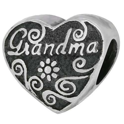 Zable Sterling Silver Grandma Bead / Charm