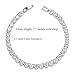 UMODE Jewelry 0.5 Carat Round Cut Clear Cubic Zirconia CZ Tennis Bracelet For Woman (7.2 inch)