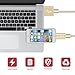 Aonlink iPhone Cable, 3Pack 3FT 6FT 10FT Nylon Braided to USB Lightning iPhone Charger Cord with Aluminum Connector for iPhone 7/7 Plus/6s/6s Plus/6/6Plus/5s/5c/5, iPad/iPod Models-Gold