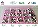 150 pcs Aluminum Rivet Nut Kit Rivnut Nutsert Standard Inch SAE Imperial