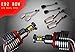 AUTOSAVER88 2x 80W H8 Angel Eyes 360-Degree Halo Ring Light White High Power Bulbs for BMW E90 E92 E93 X5