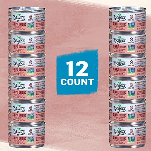 Purina Beyond Natural, Grain Free Pate Wet Cat Food, Simple Origins Wild Alaskan Salmon & Spinach - - //medicalbooks.filipinodoctors.org