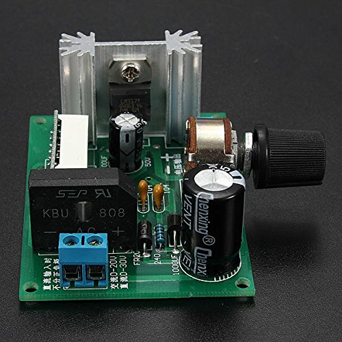 LM317 Adjustable Voltage Regulator Step Down Power Supply Module With LED Meter