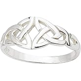 Trinity Knot Ring Sterling Silver Irish Made