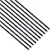 Φ1.2mm x L120mm Steel Z Style Pull/Push Rods Parts for RC Airplane Plane Boat Replacement (Pack of 10)