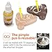 PMAG Perfect for Simulated Zits Acne Squeeze Nose Pimple Popping Stress Relief Toy for Adults Kids Teens Anxiety (Peach Nose)