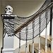 TissueDeep Black Creepy Cloth, Spooky Halloween Decorations for Haunted Houses Party Doorways Outdoors, 8.3 Yards X 79'' (Black)