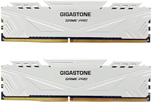 【DDR4 RAM】 GIGASTONE Game PRO 32GB Kit (2x16GB) DDR4 3200MHz PC4-25600 CL 16-18-18-40 Intel XMP 2.0 AMD Ryzen 1.35V UDIMM 288