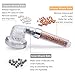 Hestia Ionic Stone Shower Head with Replacement Filter, High Pressure and Water Saving Handheld Showerhead for Spa Experience, Anion Energy Ball Filter Good for Skin and Hair, All in 1 Set