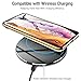 TOZO for iPhone X Wireless Charger [Upgraded], [Ultra Thin] Aviation Aluminum [Sleep-Friendly] Fast Charging Pad for iPhone X / 10/8 / 8 Plus, Samsung Galaxy S8, S8+, Note 8 [Black] - NO AC Adapter 