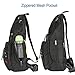 Larswon Sling Backpack, Sling Bag Laptop, Crossbody Bag Men, Shoulder Bags Black
