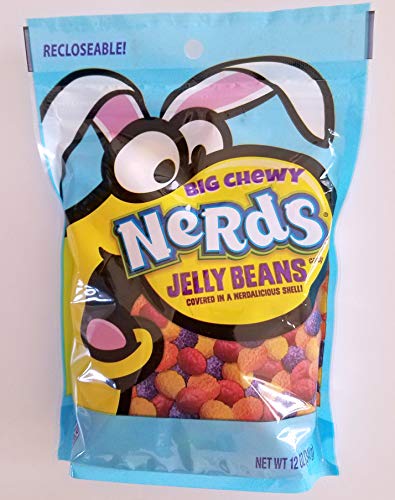 Nerds (1 Bag) Big Chewy Jelly Beans Orange Strawberry Grape Lemon Easter Candy 12 oz 340 g - Thumbnail 2