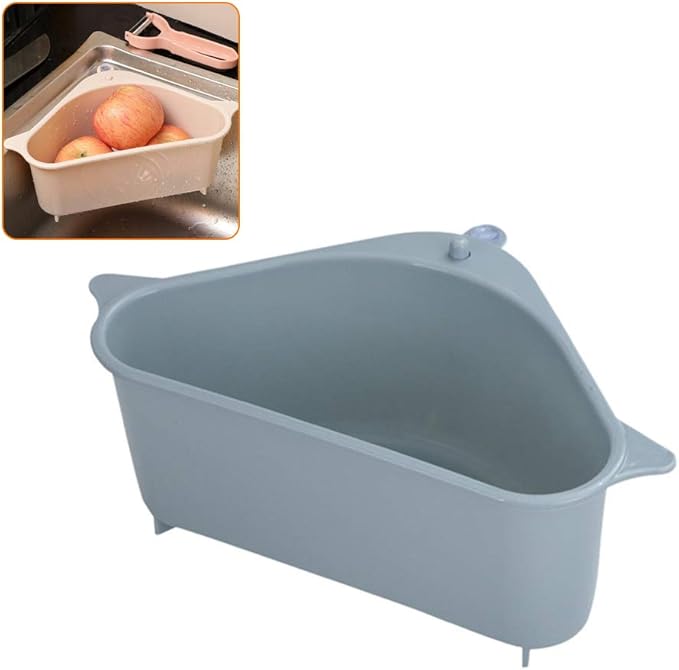 LAOZI Dreieckige Spülbeckenablage Küchenspüle Multifunktions-Ablagekorb