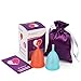 Bodybay Menstrual Cup，Set of 2 Periods Kit with FDA Registered，Best Feminine Alternative Protection to Tampons and Cloth Sanitary Napkins (Large)