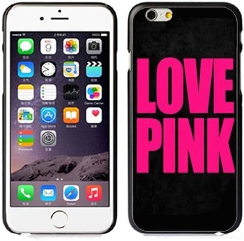 IPhone 6 Case,SYMBOL (TM)[Scratch Resistant] Apple iPhone 6 Case 4.7 Slim Fit LOVE PINK Painting Snap On Hard Back Case Cover- Perfect Fit Case for iPhone 6 (4.7)