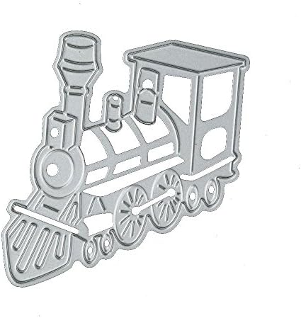 FIRERO Metal Cutting Dies Paper Card Maker Scrapbook Stencil DIY Craft, Apply to Sizzix Big Shot, Cricut Cuttlebug, Spellbinders and other Embossing Machines (Train)