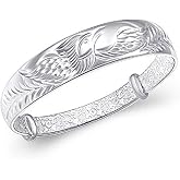 MAIHAO Fashion Jewelry Women's 925 Sterling Silver Folk-Custom Phoenix Bangle Bracelets